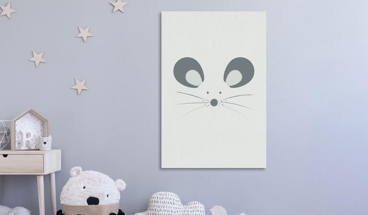 KUNSTDRUCK Grau 80/120 cm - Grau, Textil (80/120cm) - KUNSTLOFT