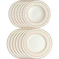TAFELSERVICE Ivoire weiß-gold 12-tlg. - Goldfarben/Weiß, Keramik (2/2/2cm) - Villeroy & Boch