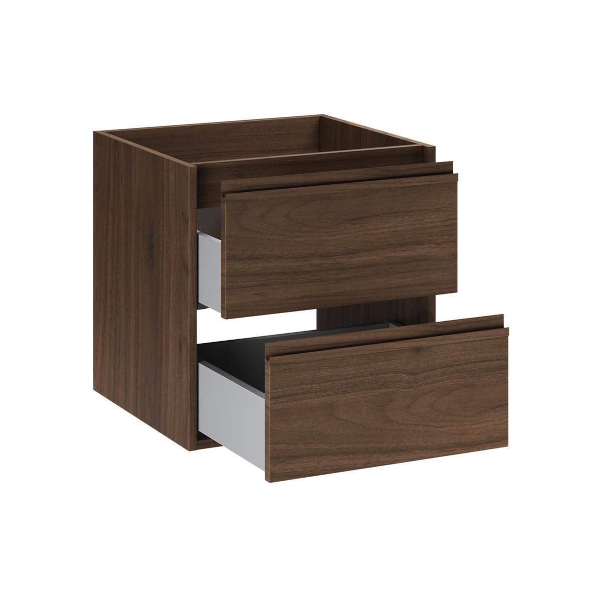WASCHTISCH 51cm Edmé Holz - Braun, Holzwerkstoff (51/52/46cm) - Petits-meubles