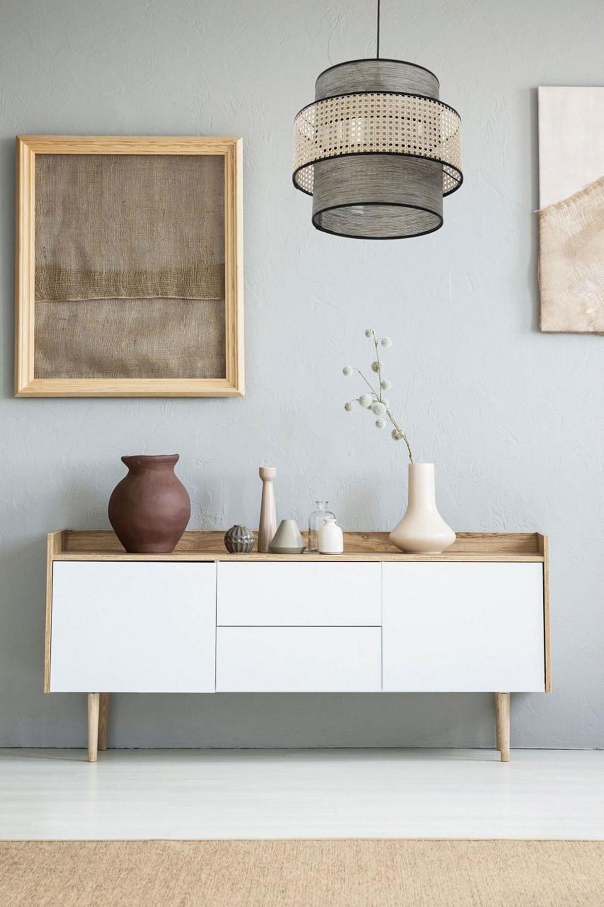 HÄNGELEUCHTE Grau 40/44 cm - Grau, Kunststoff (40/1.2/44cm) - ONZENO