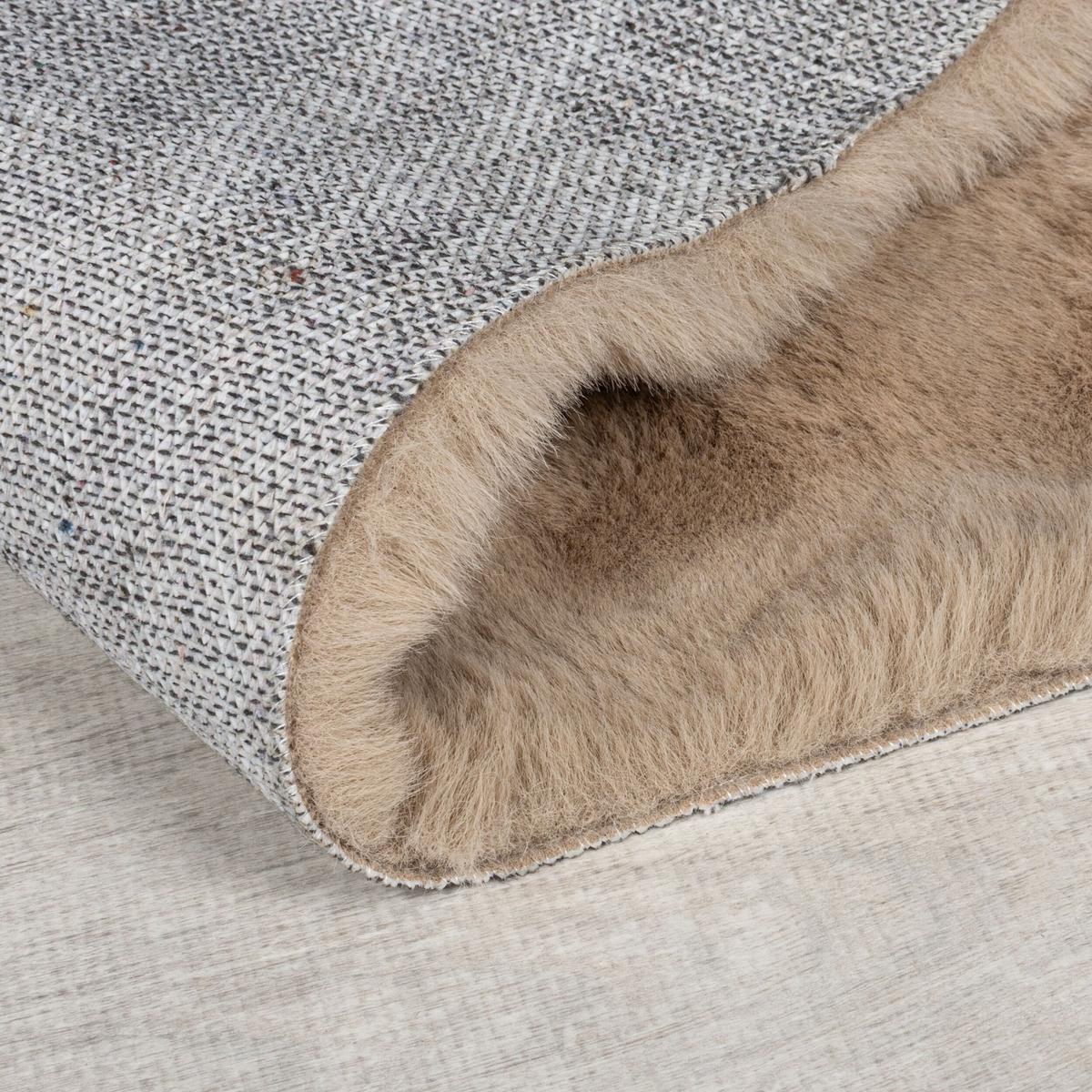 TEPPICH Waschbar LUNE, mit Struktur, Taupe, 180 x 290 cm - Braun, Textil (180/290cm) - KADIMA DESIGN