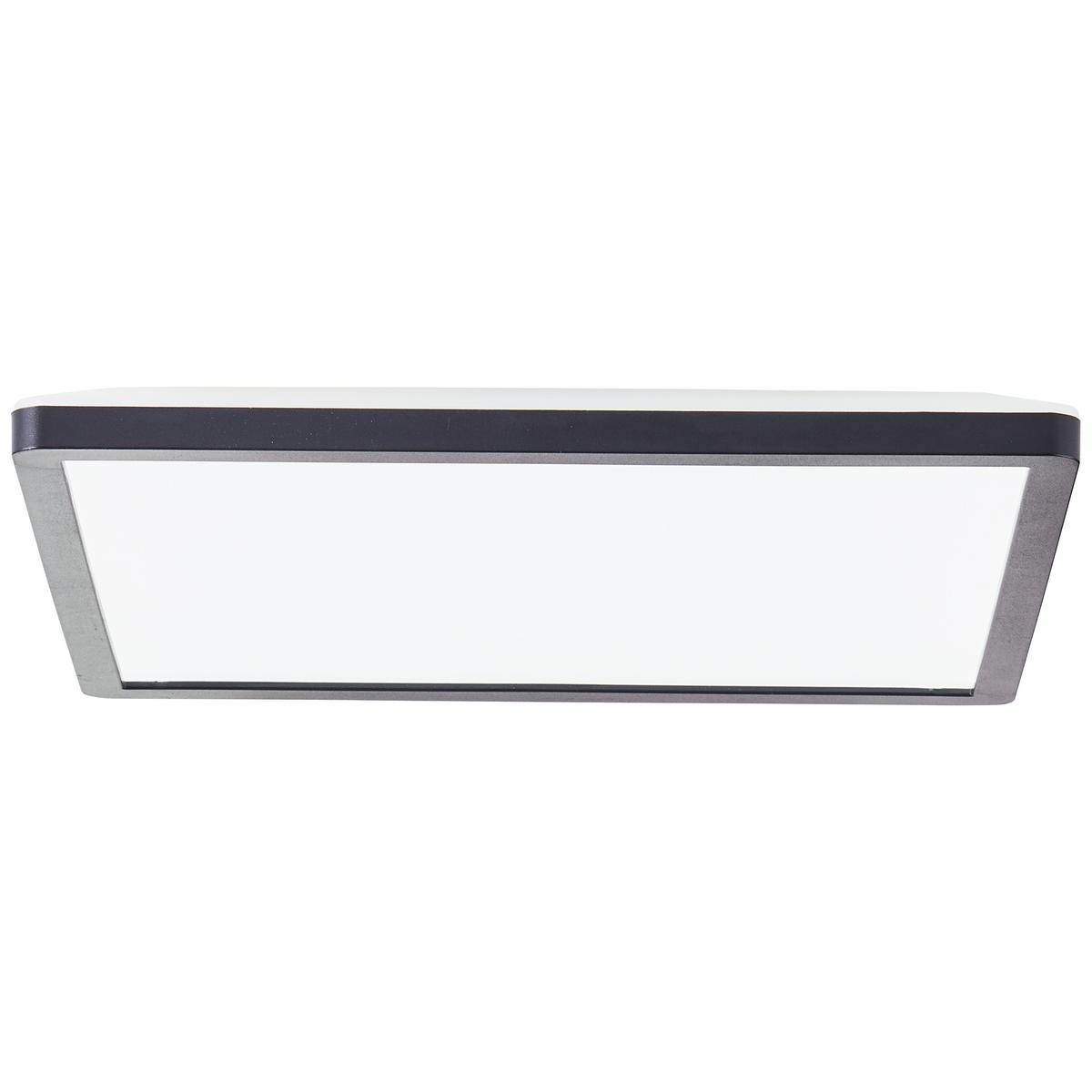 DECKENAUFBAU-PANEEL Sorell G99880A76 - Schwarz, Metall (29.4/29.4/2.5cm) - Brilliant