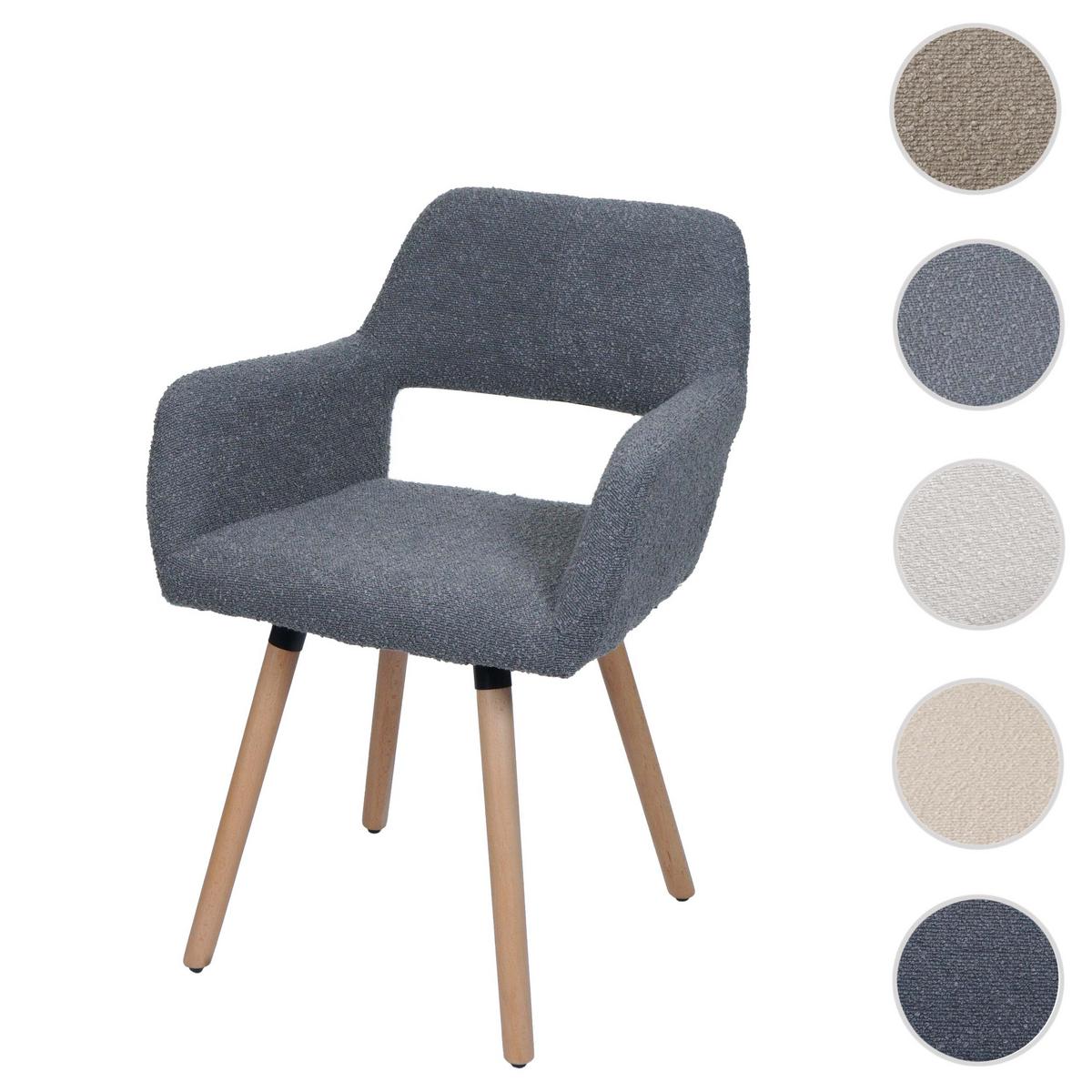 ESSZIMMERSTUHL Anthrazit - Dunkelgrau/Anthrazit, Textil (56/80/53cm) - MCW
