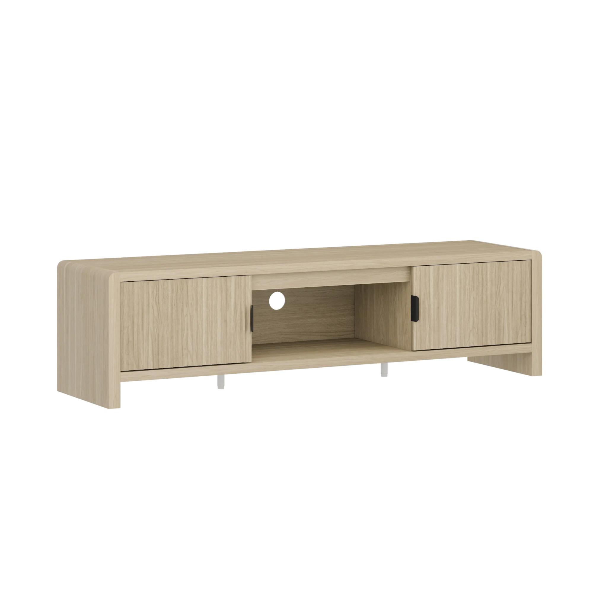 FERNSEHSCHRANK Lukkodso - Eichefarben, Holzwerkstoff (150/40/40cm) - [en.casa]
