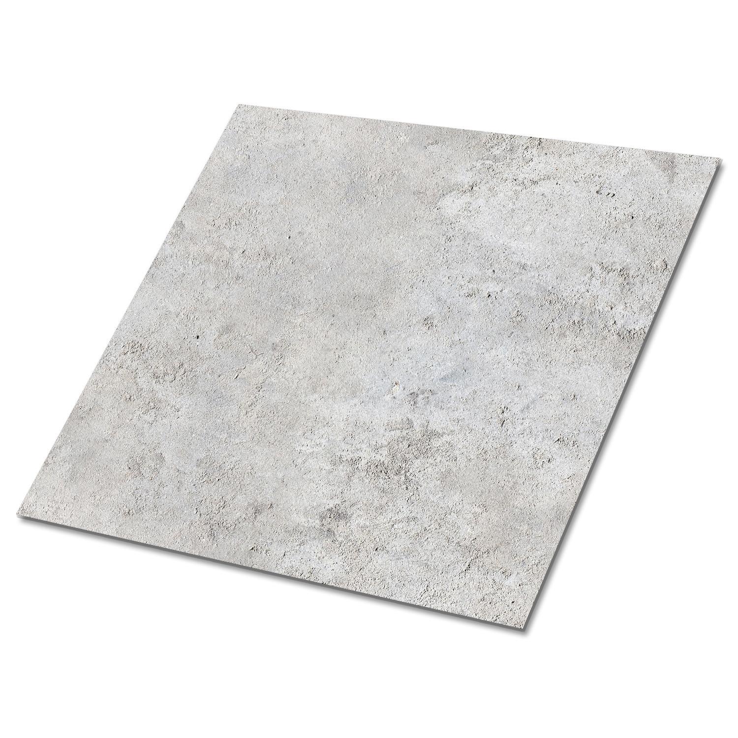 FLIESENAUFKLEBER 9 Stück 30x30 cm selbstklebend Betonstruktur - Grau, Textil (30/1.6/30cm) - TULUP