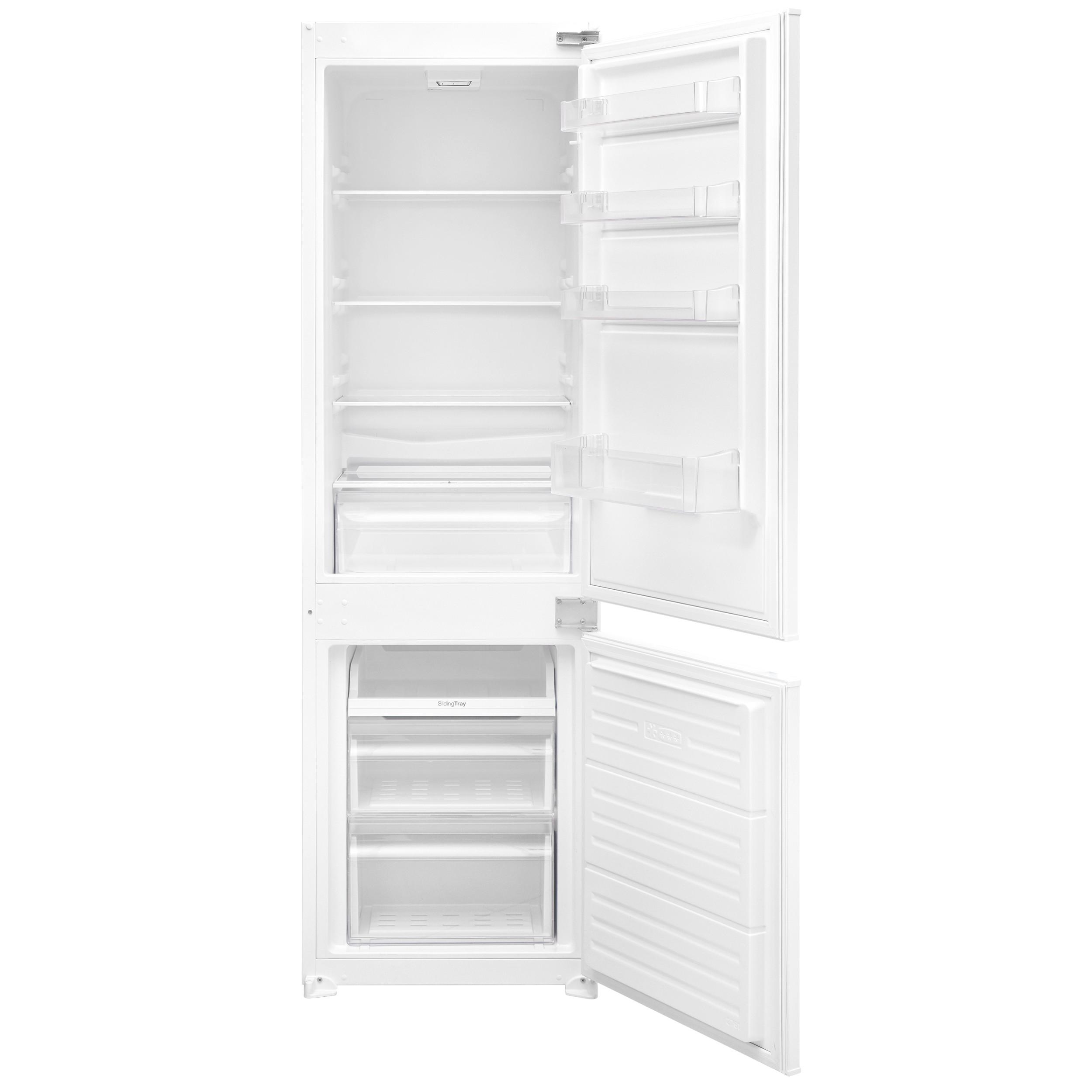 KÜHL-GEFRIER-KOMBINATION, Einbau 178cm Nische, 251 Liter, Less Frost - Weiß, Glas/Kunststoff (54/177/54.5cm) - Telefunken