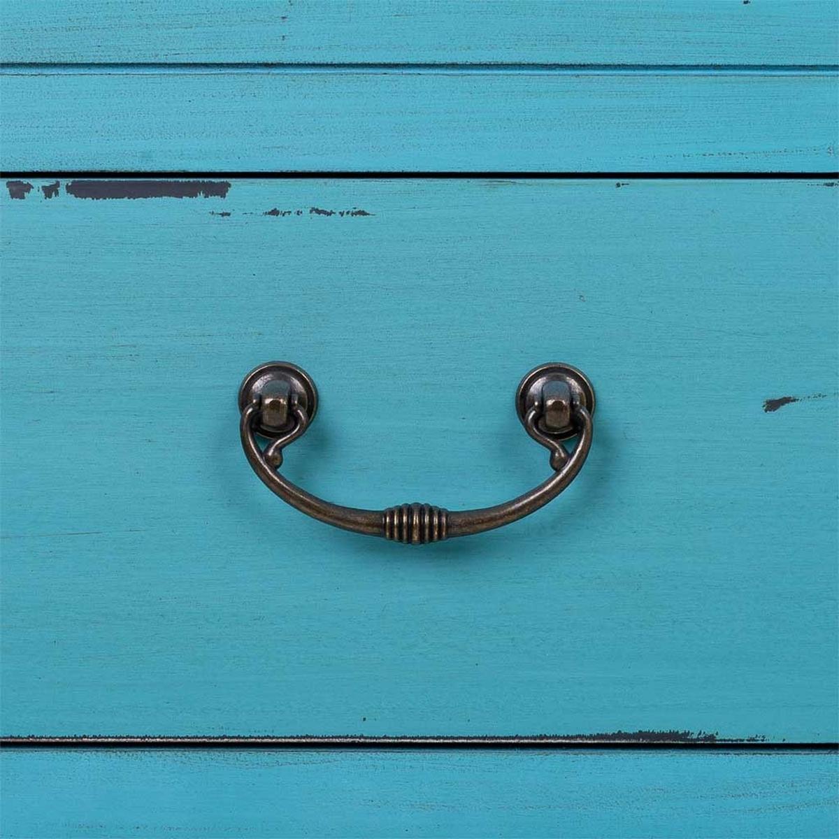 SIDEBOARD aus Holz 106x36x68 cm - Blau, Holz (106/68/36cm) - Wanderlust