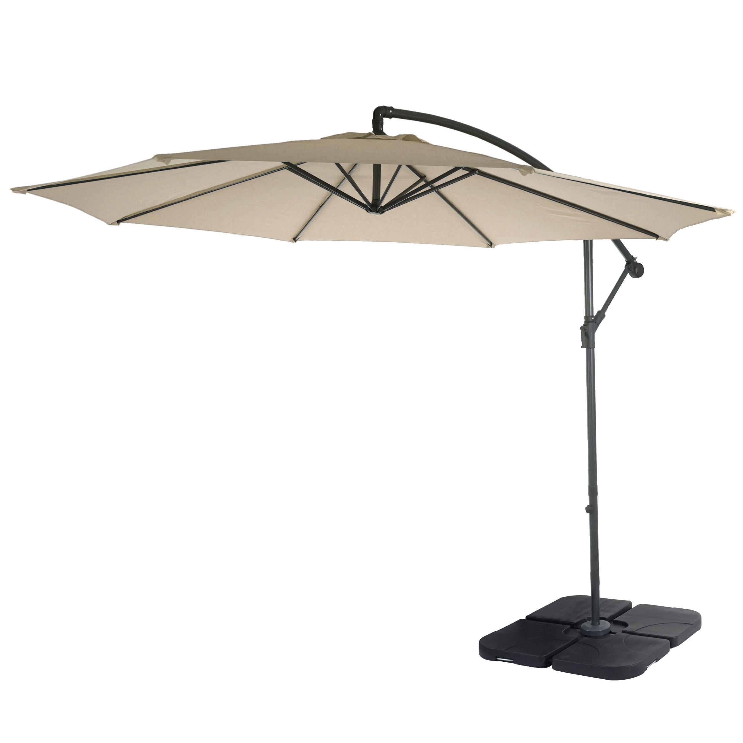 AMPELSCHIRM Cremeweiß - Weiß, Textil (360/295cm) - MCW