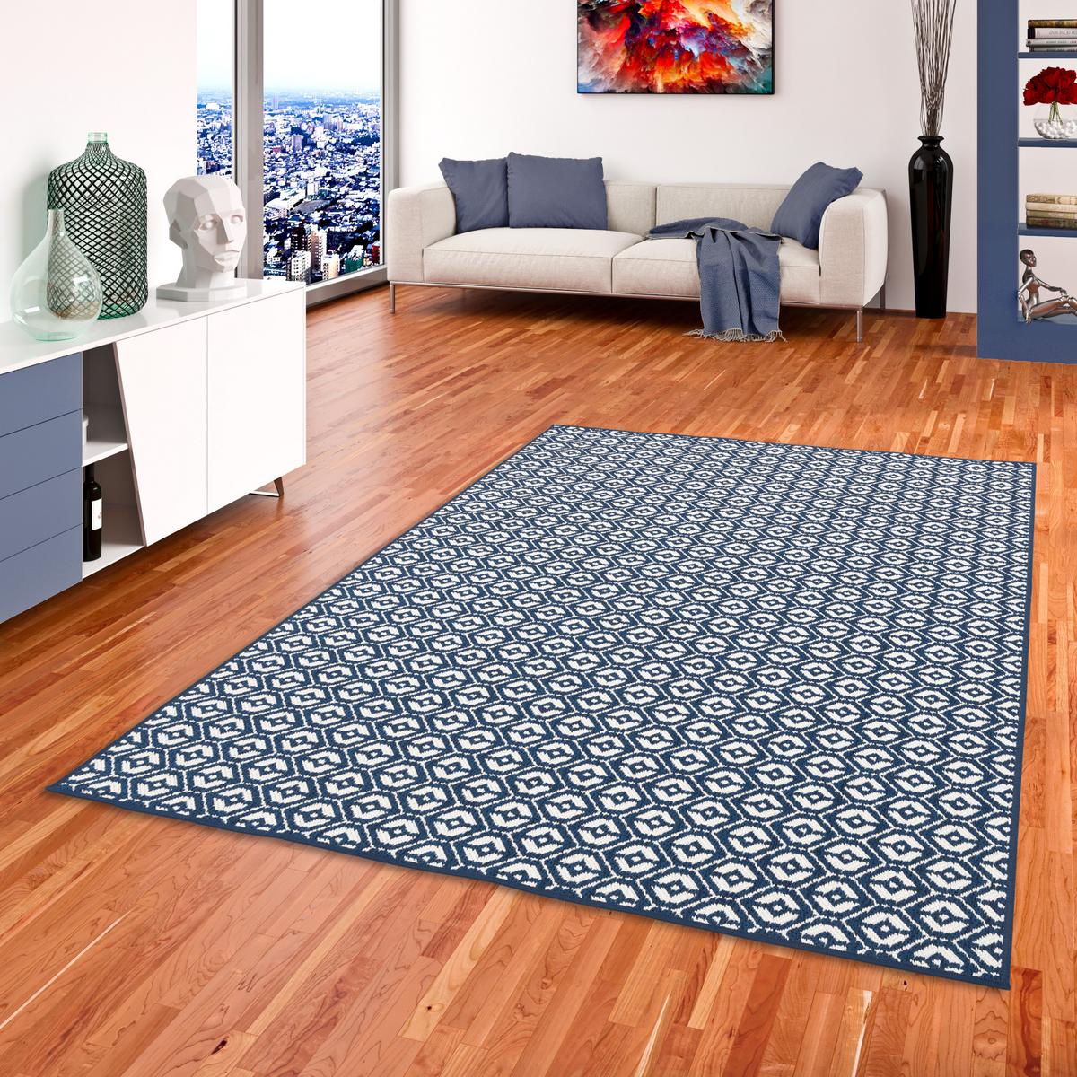 IN- UND OUTDOOR TEPPICH BEIDSEITIG CAPE COD - Blau, Textil (80/160cm) - Pergamon