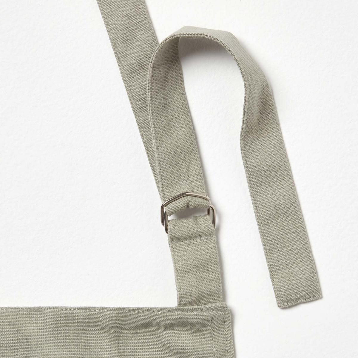 KOCHSCHÜRZE 80/85 cm, 100% Baumwolle - Grau, Textil (80/85cm) - Homescapes