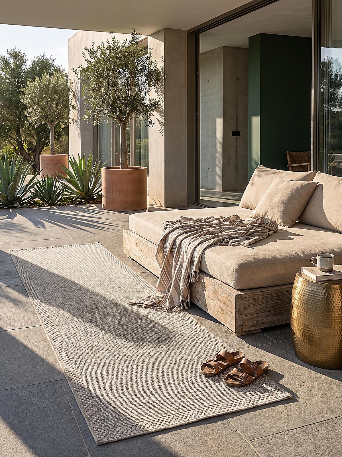 TEPPICHLÄUFER Uni ESERA Polypropylen Beige 67 x 180 cm - Beige, Textil (67/180cm) - KADIMA DESIGN