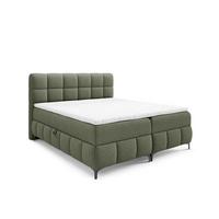 BOXBETT Sophie In Aragon - Grün, Holzwerkstoff/Textil (160/200cm) - Fun Möbel
