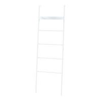 LEITERREGAL Øksnes - Weiß, Metall (50/160/27.5cm) - [en.casa]