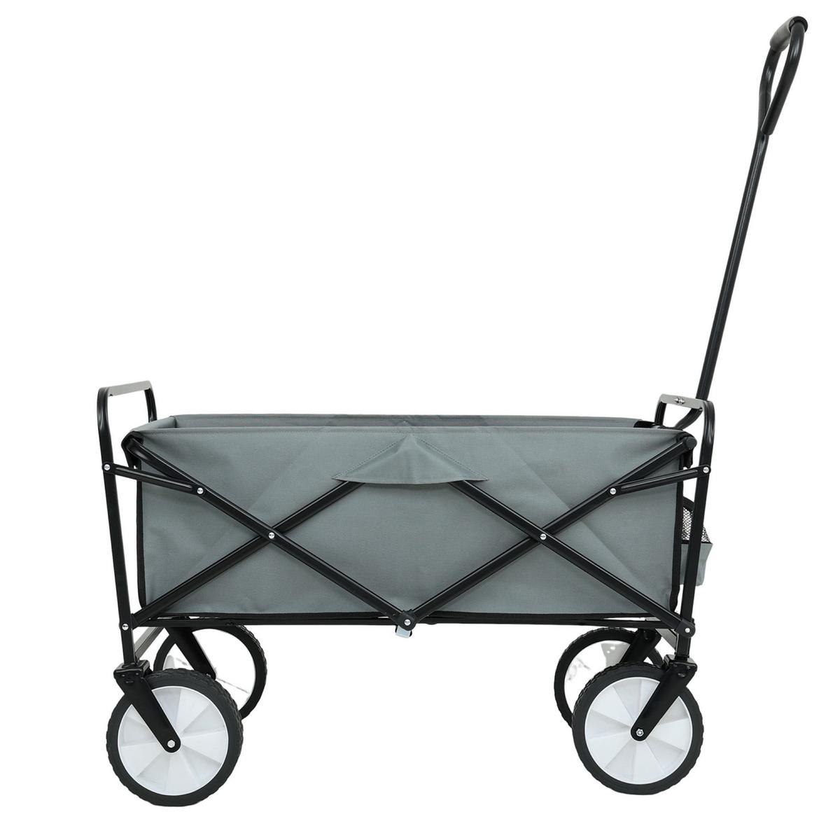 BOLLERWAGEN Faltbar, Strandwagen mit 110 kg Tragkraft - Grau, Textil (50/59/50cm) - RAUMHIRSCH FURNITURE