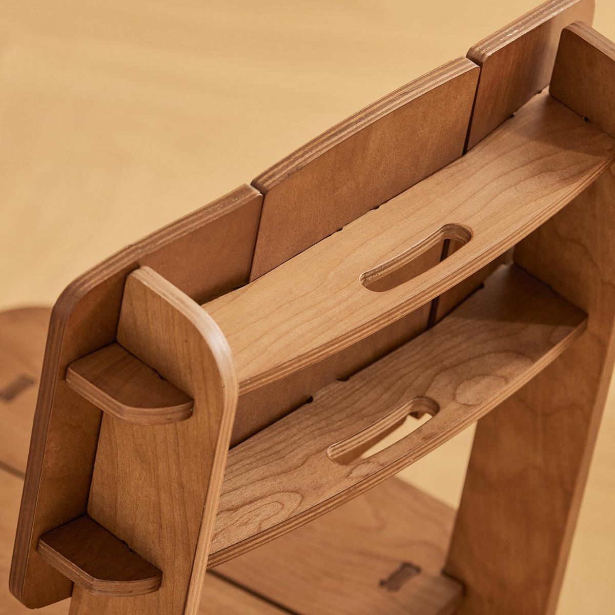 STUHL Braun - Braun, Holz (45/86/61cm) - SoBuy