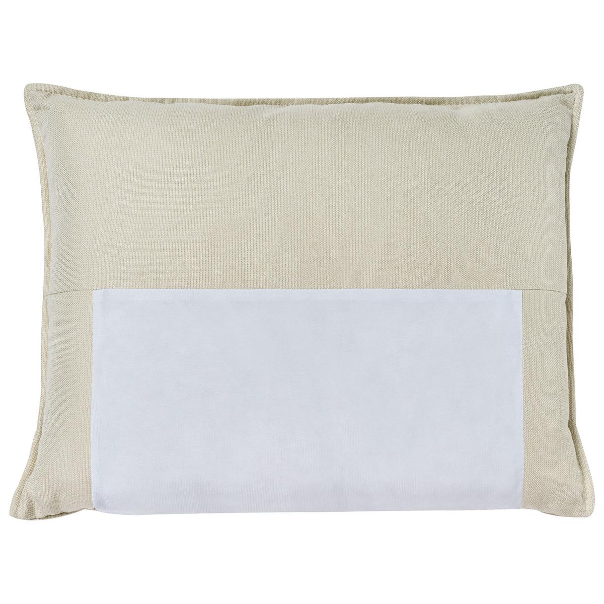 ECKSOFA 3-Sitzer Stoff Hellbeige linksseitig Elvenes - Beige, Textil (206/140cm) - Beliani