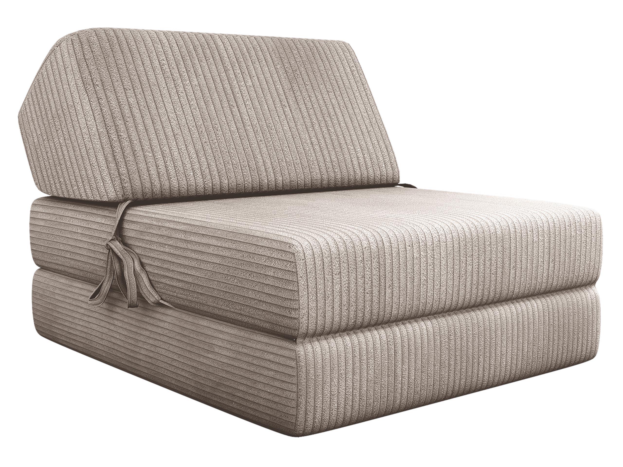 KLAPPSOFA Kevin Cord - Sahara, Textil (73/58/90cm) - MIRJAN24
