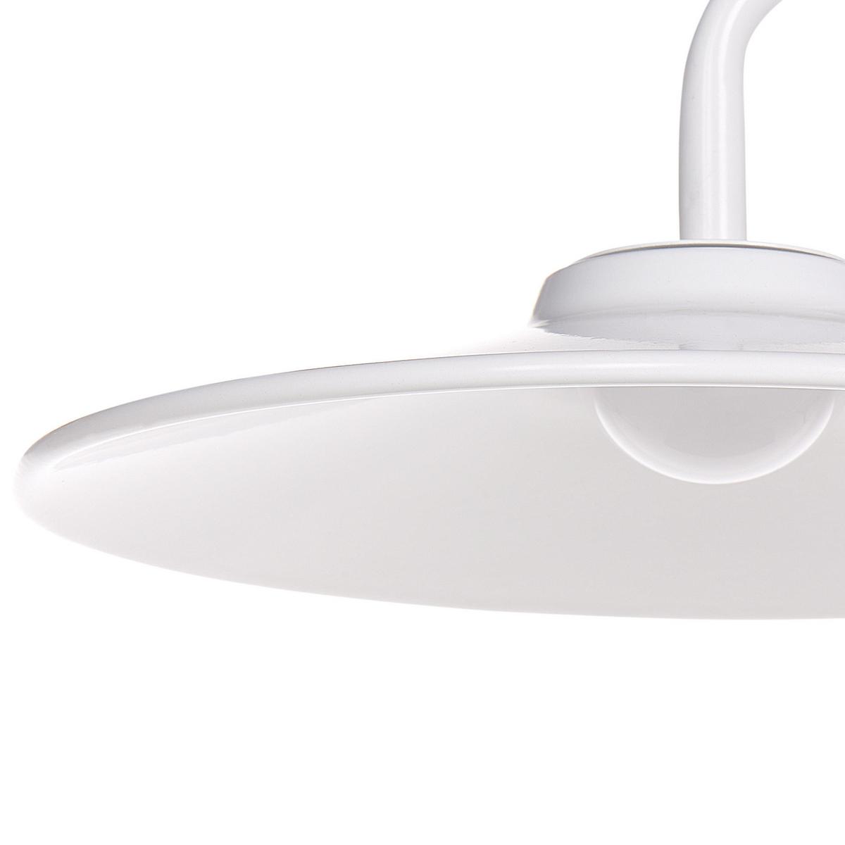TISCHLEUCHTE Weiß Galetti - Weiß, Metall (22/30/41cm) - Beliani