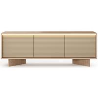 TV-LOWBOARD Semi 153 cm - Beige, Holzwerkstoff (153.9/54.4/40cm) - Selsey