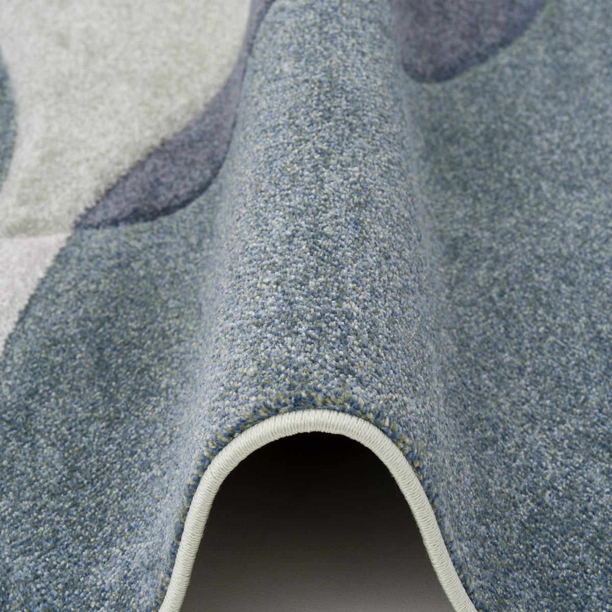 DESIGNER TEPPICH MAUI MODERN - Blau, Textil (80/150cm) - Pergamon