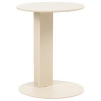 OUTDOOR-BEISTELLTISCH 40/40/Metall Beige Vanzago - Beige, Metall (40/40/51cm) - Beliani