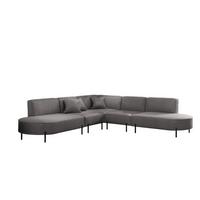 ECKSOFA Valencia - Grau, Holzwerkstoff/Textil (303/303cm) - Fun Möbel