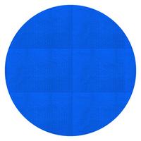 POOL SOLARFOLIE rund Ø 500 cm Blau 120µm aus PE-Luftpolster - Blau, Kunststoff (500/500cm) - ECD-Germany
