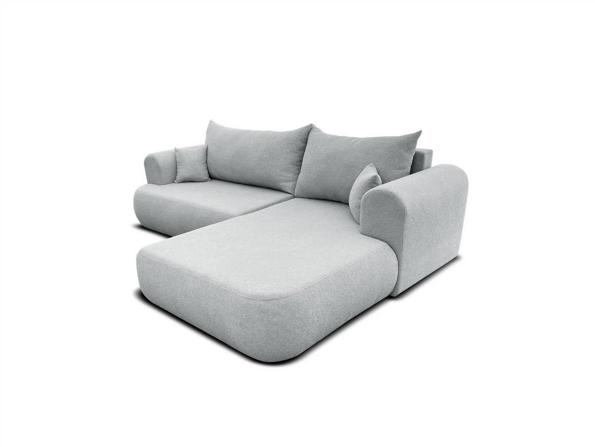 ECKSOFA Anike In Now Or Never - Creme, Holzwerkstoff/Textil (260/173cm) - Fun Möbel
