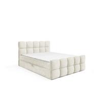 BOXBETT Satine In überlänge - Creme, Holzwerkstoff/Textil (160/220cm) - Fun Möbel