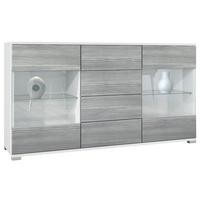 SIDEBOARD Bari Avola-Anthrazit - Anthrazit, Holzwerkstoff (138.5/75.5/35cm) - Vladon