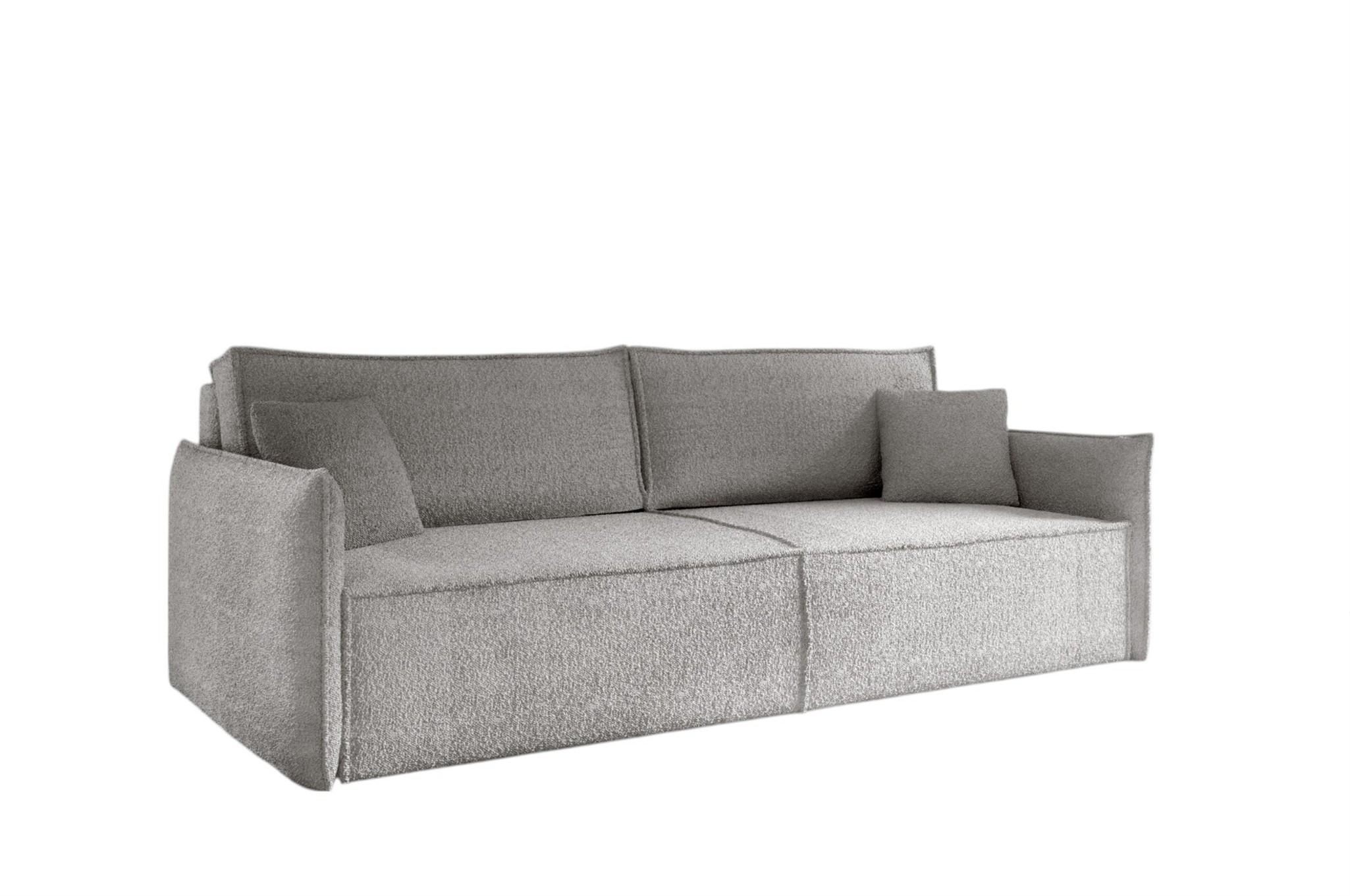 SCHLAFSOFA Lagos - Grau, Holzwerkstoff/Textil (221/70/105cm) - Fun Möbel