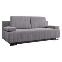 SCHLAFSOFA Laguna - Schwarz/Grau, Holz/Textil (200/90/90cm) - MIRJAN24