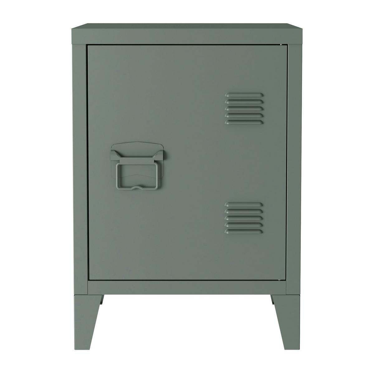 NACHTSCHRANK Inari - Dunkelgrau, Metall (40/57/30cm) - [en.casa]