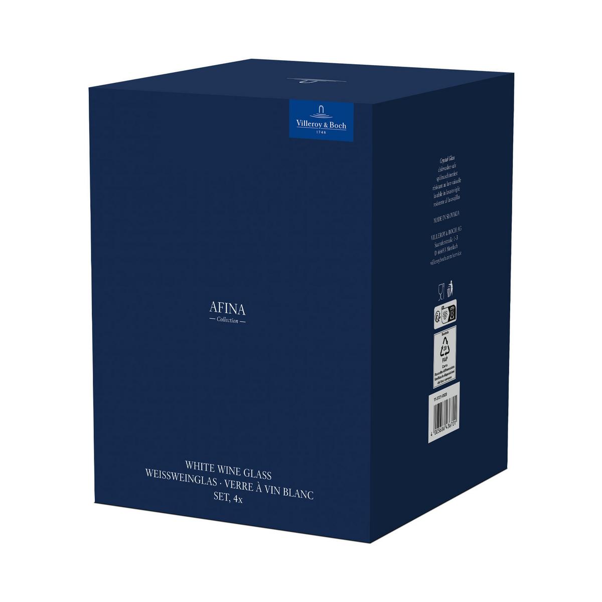 WEISSWEINGLÄSER Afina transparent 125 ml 4er Set - Transparent, Glas (0.125L) - Villeroy & Boch