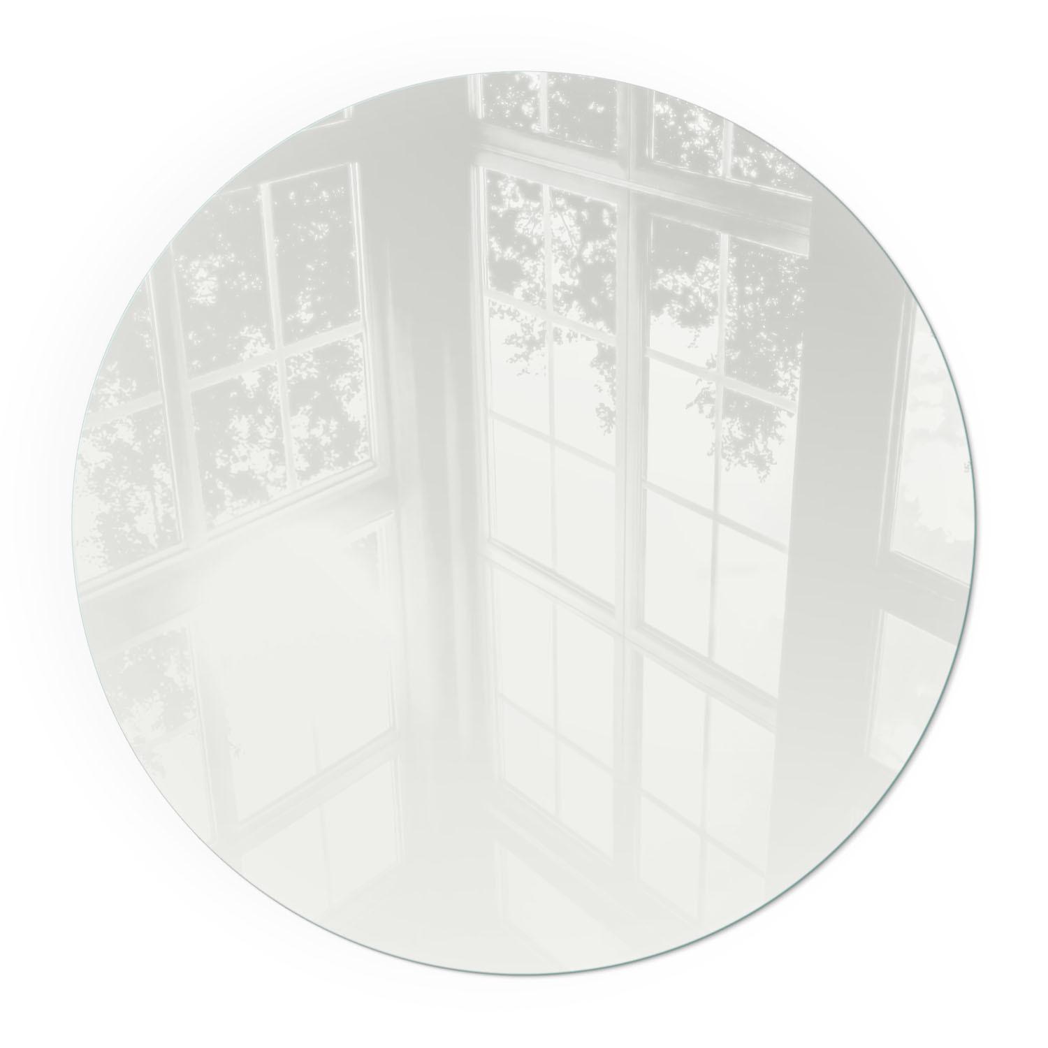GLASPLATTE für Kamin Ø 70 cm - Grau, Glas (70/70/0.4cm) - TULUP