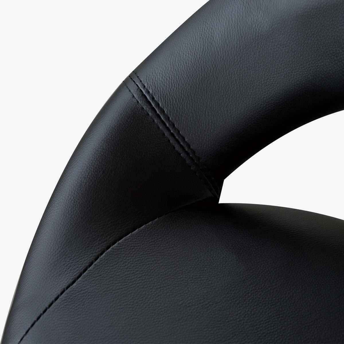 ROLLHOCKER, Arbeitshocker, Schwarz - Schwarz, Kunststoff (54/78/50cm) - HOMCOM