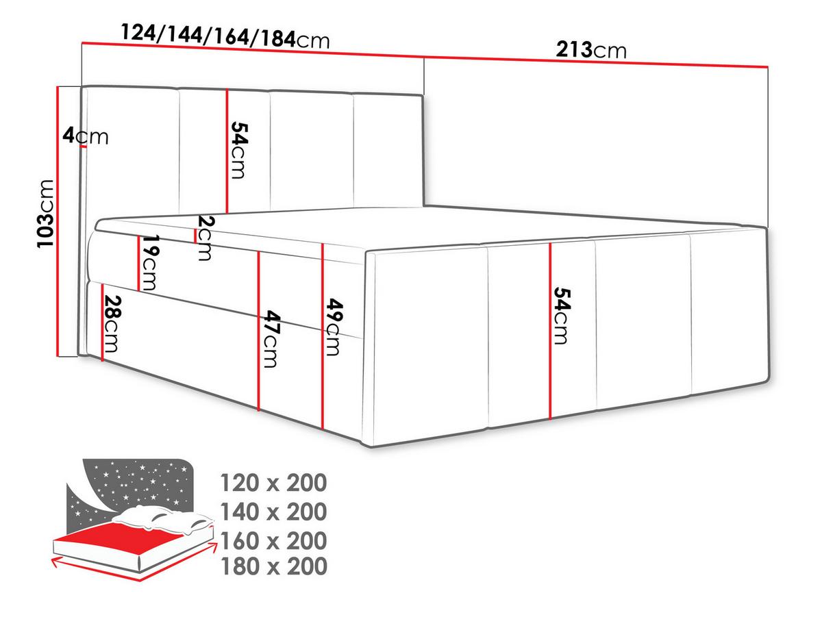 BOXBETT Lars - H3 - Naturfarben, Holz (160/200cm) - MIRJAN24