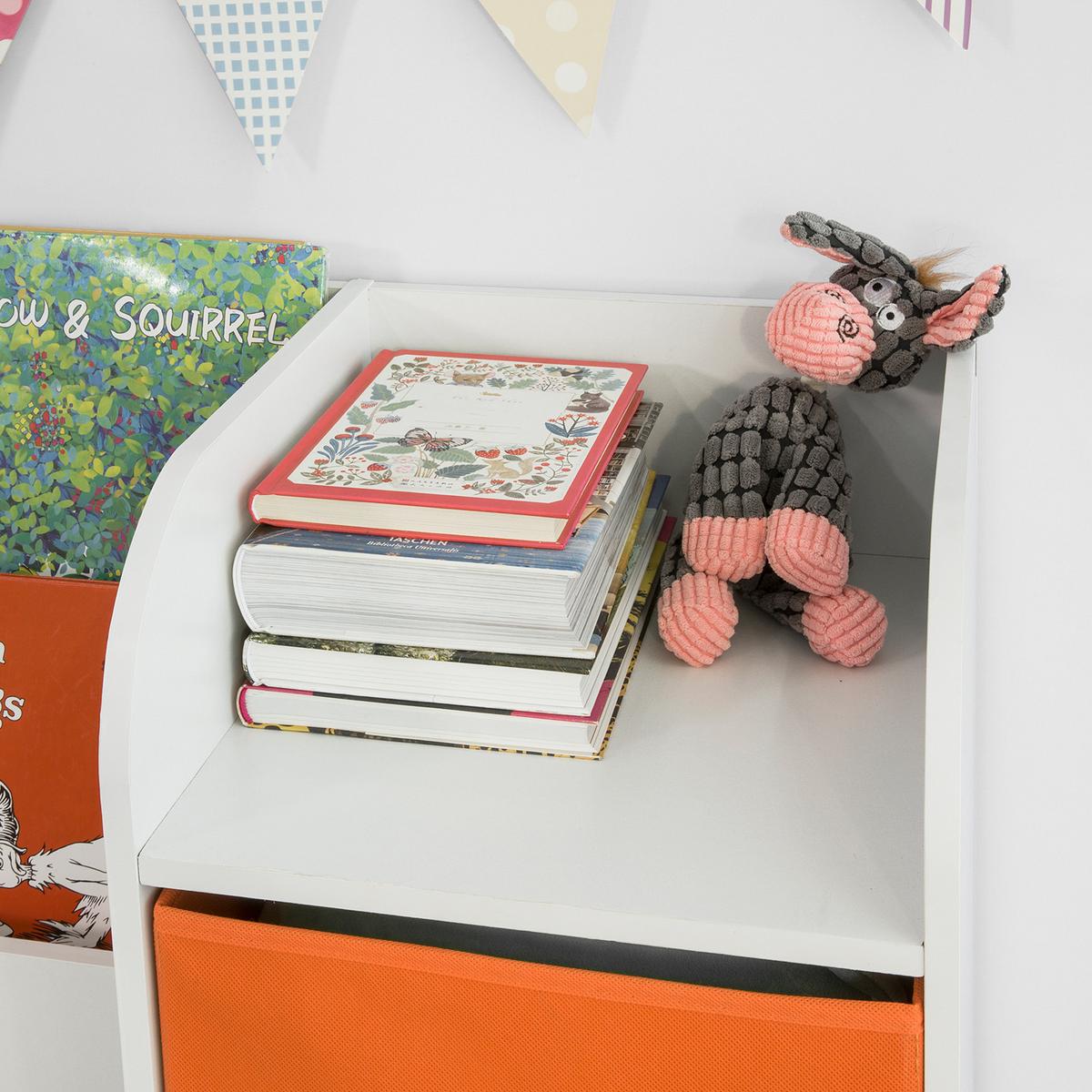 KINDERREGAL Weiß - Weiß, Holzwerkstoff (89/88/35cm) - SoBuy