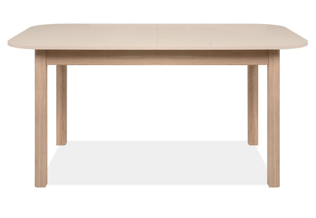ESSTISCH samt, Riva Eiche 160/200 cm, Küchentisch ausziehbar - Eichefarben/Beige, Holzwerkstoff (90/160/76cm) - Furn.Design
