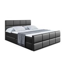 BOXBETT ARDENI-Z - 120x200 cm - H3 - Schwarz Hochglanz - Schwarz Hochglanz, Holzwerkstoff (120/200cm) - ALTDECOR