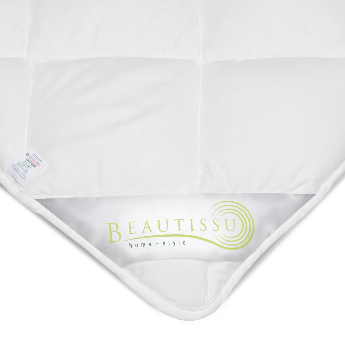 BETTDECKE BeauNuit MD 135x200cm Mono (2tlg) - Weiß, Textil (135/200cm) - Beautissu 
