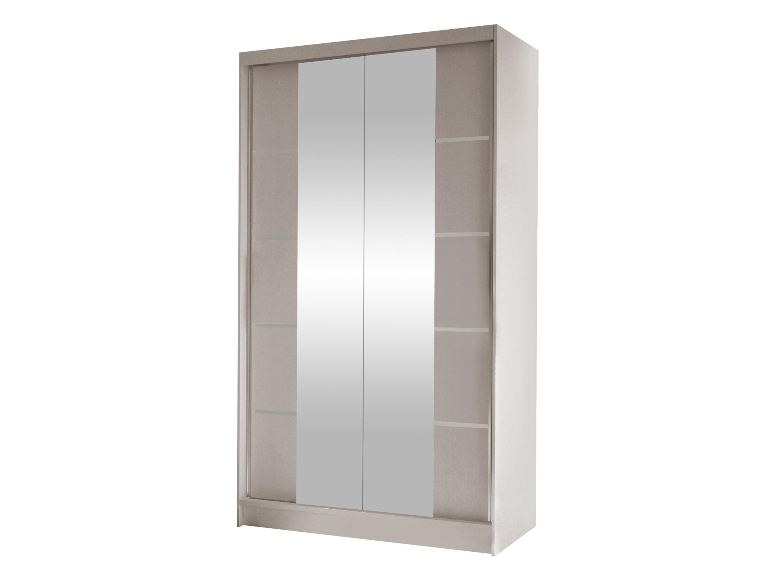 SCHWEBETÜRENSCHRANK Diego V - Kaschmir, Holzwerkstoff/Metall (100/200/58cm) - MIRJAN24