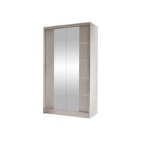 SCHWEBETÜRENSCHRANK Diego V - Kaschmir, Holzwerkstoff/Metall (100/200/58cm) - MIRJAN24