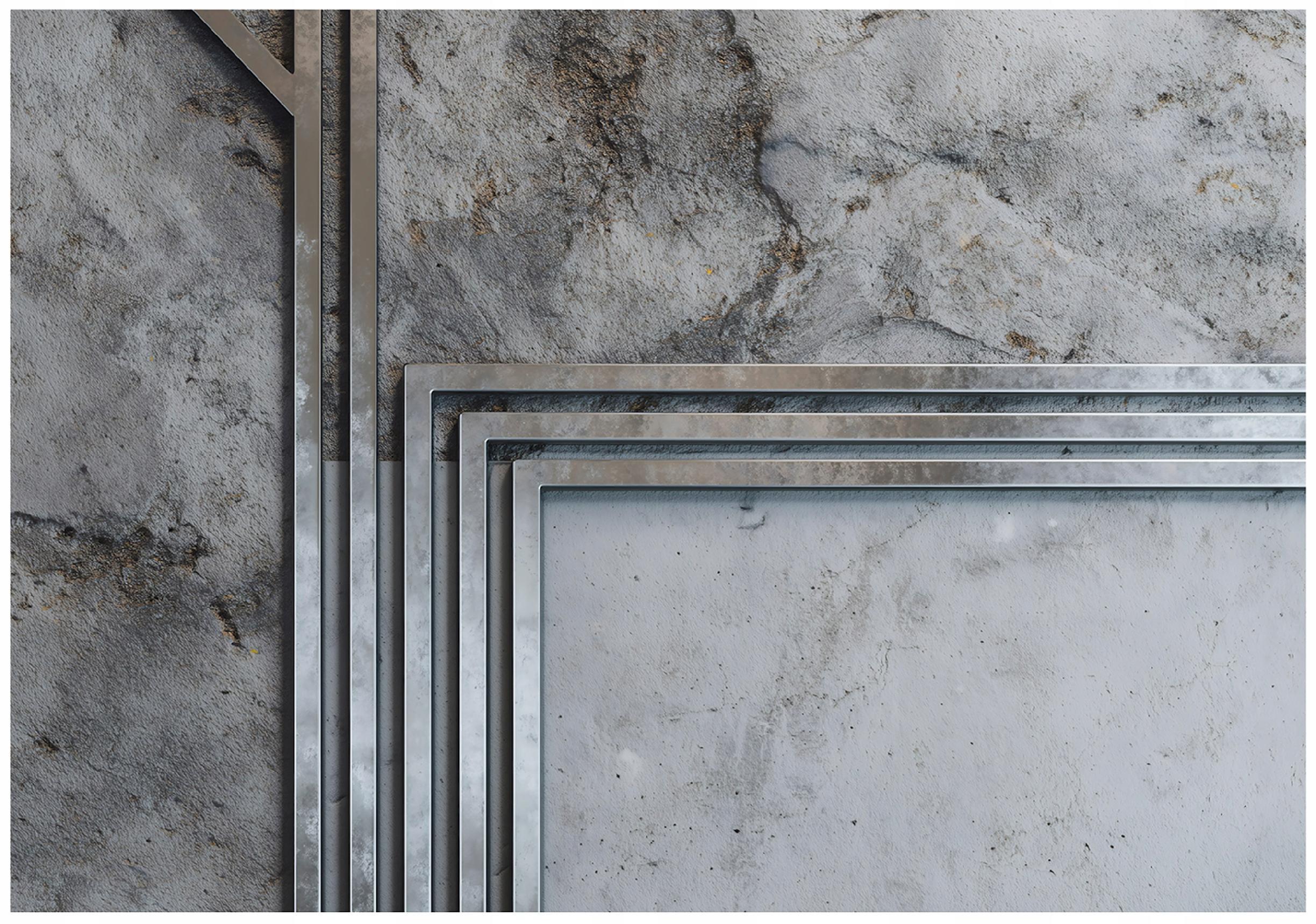 FOTOTAPETE Beton Struktur Grau 400x280 cm - Multicolor, Papier (400/280cm) - Wallarena