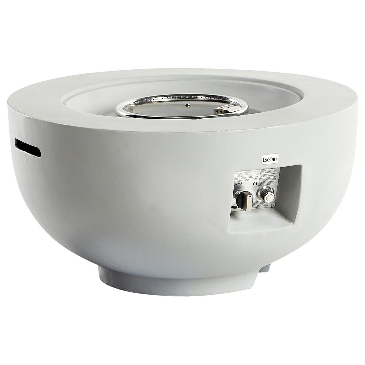 FEUERSTELLE Grau Daisetu - Grau, Stein (79/42/79cm) - Beliani