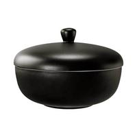 SCHÜSSEL MIT DECKEL Liberty Velvet Black schwarz ø 28 cm - Schwarz, Keramik (28.5cm) - Seltmann Weiden