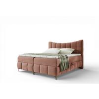 BOXBETT Charles In Freya - Rosa, Holzwerkstoff/Textil (140/200cm) - Fun Möbel