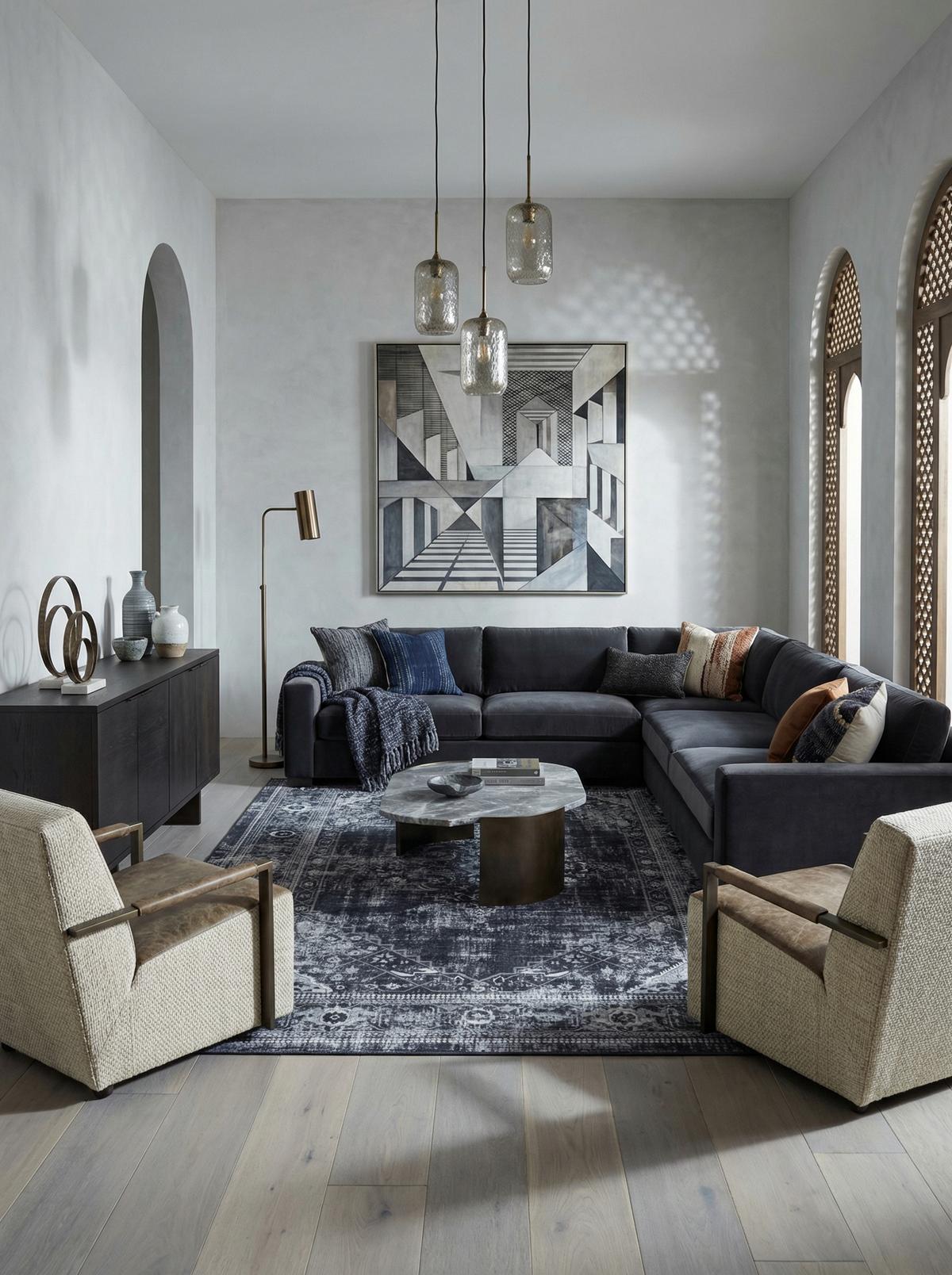 TEPPICH Flachgewebe Waschbar PIZOL in Schwarz, orientalisch, 140 x 200 cm - Schwarz, Textil (140/200cm) - KADIMA DESIGN