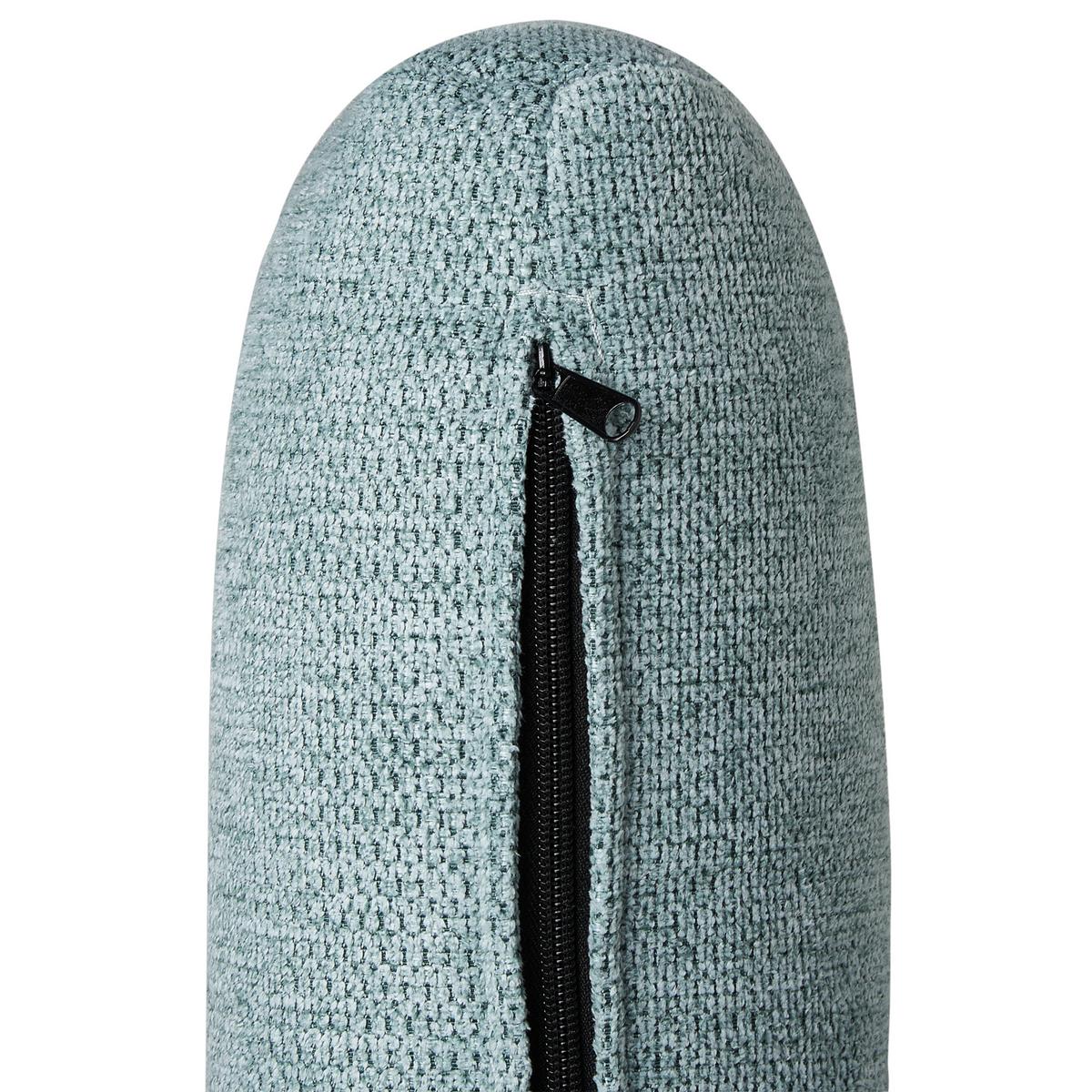 CHAISELONGUE-LINKSSEITIGE Stoff Blau Artheze - Blau/Schwarz, Textil (148/70/64cm) - Beliani