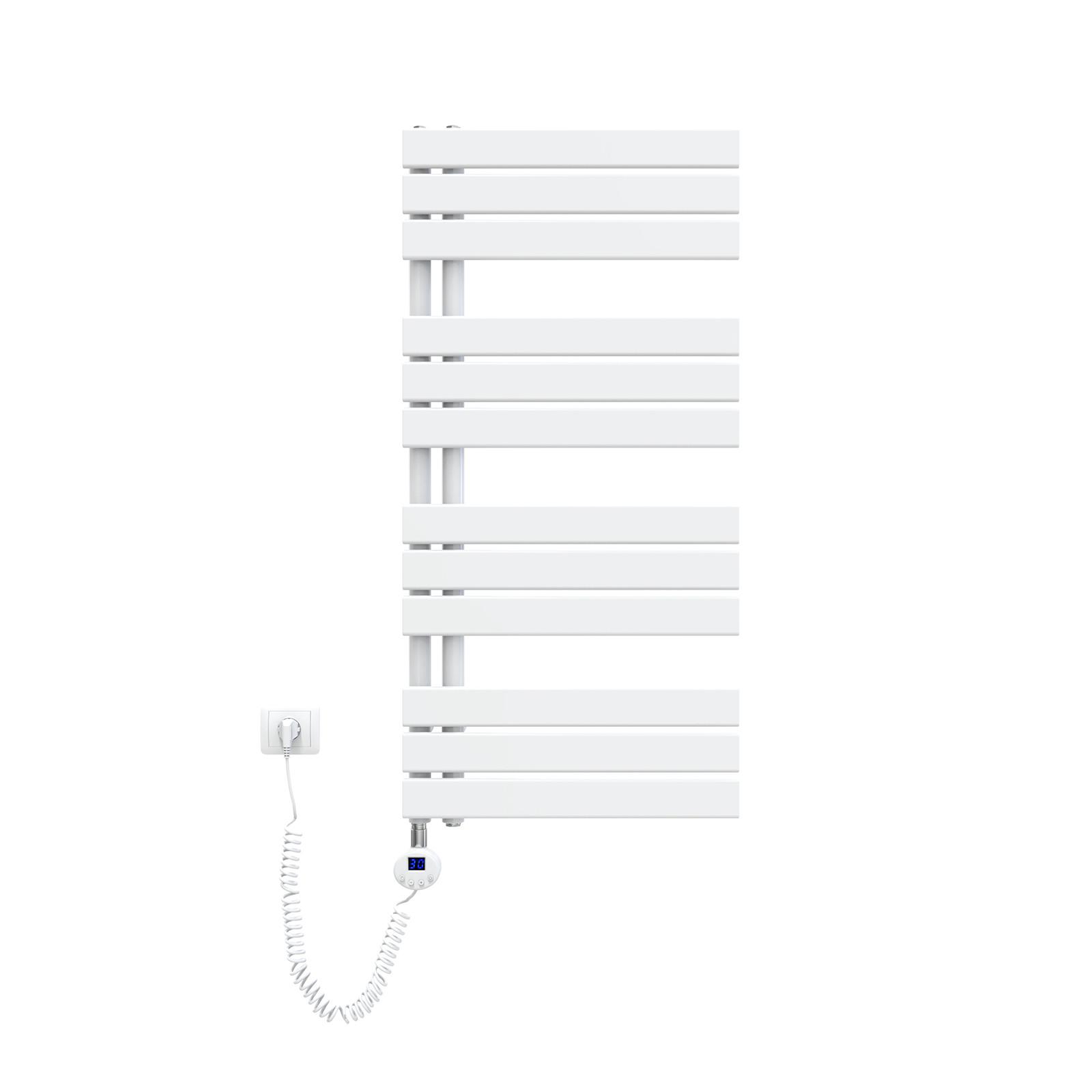 HEIZKÖRPER Elektrisch WLAN Thermostat Weiß 100/50 cm - Weiß, Metall (50/104.1/5.9cm) - EMKE